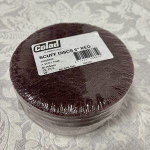 COLAD SCUFF DISCS 6″ RED