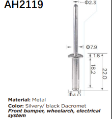 AH2119 -100Pcs